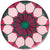 Icoon Roze Muurcirkel
